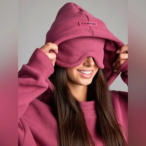 COMFRT SET AIRPLANE BERRY SWEATPANTS & HOODIE SET - Picture 6 of 9